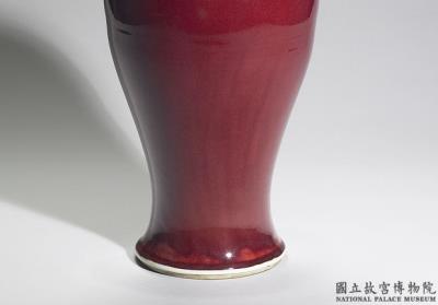 图片[2]-Vase with copper red glaze, Lang ware, Qing dynasty, Kangxi reign (1662-1722)-China Archive